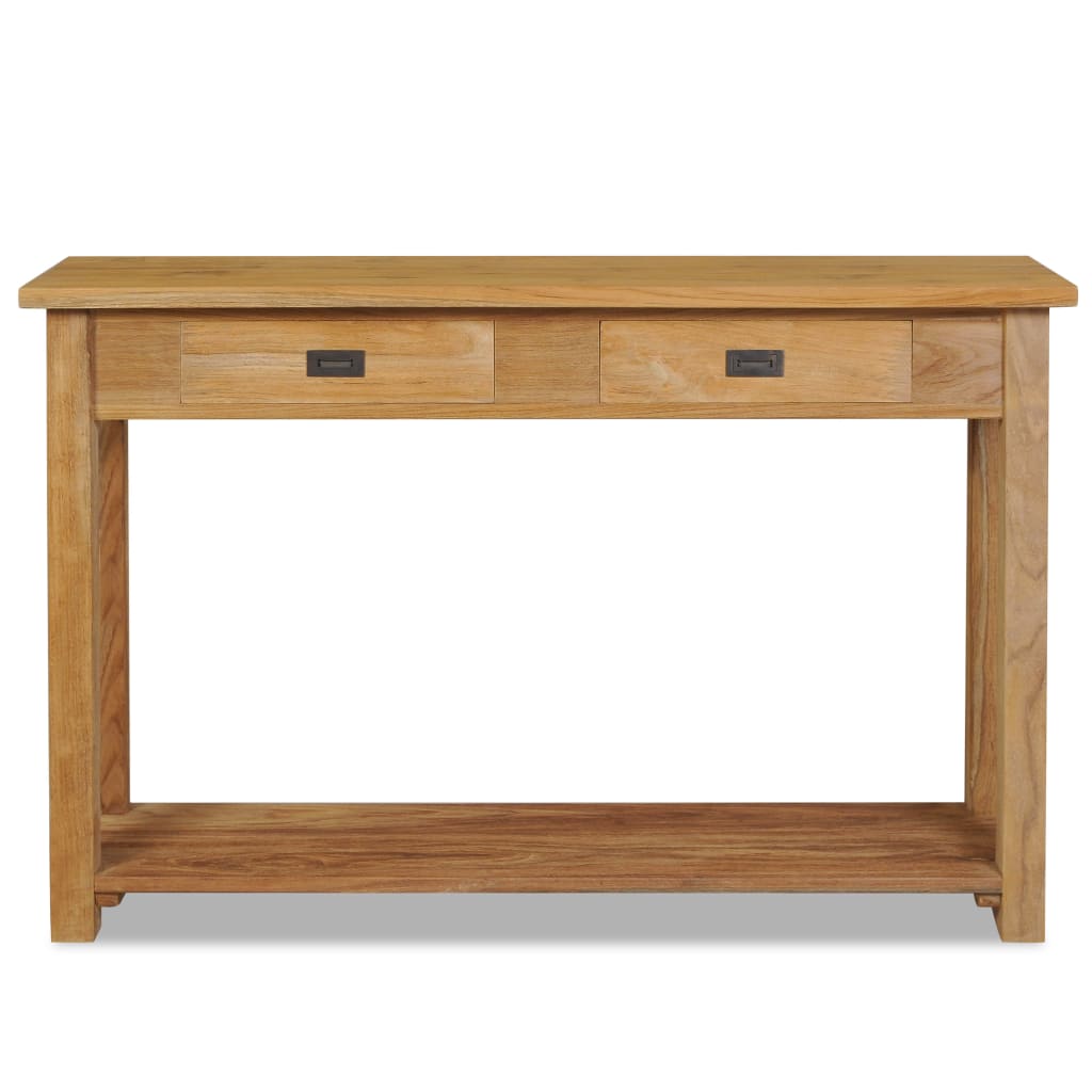 Console Table Solid Teak 120x30x80 cm