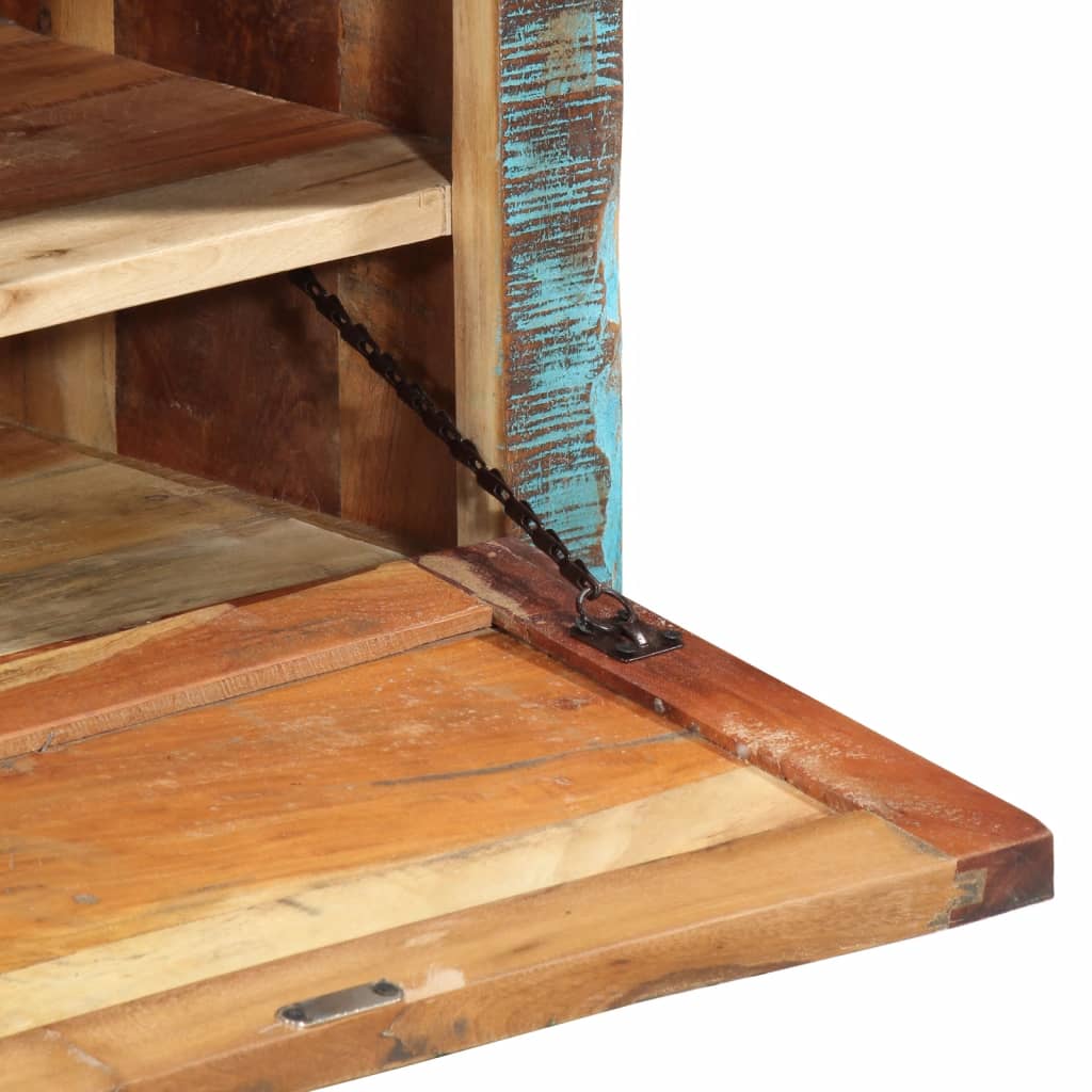 Shoe Storage Bench Solid Reclaimed Wood