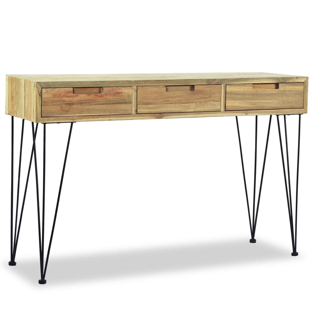 Console Table 120x35x76 cm Solid Teak