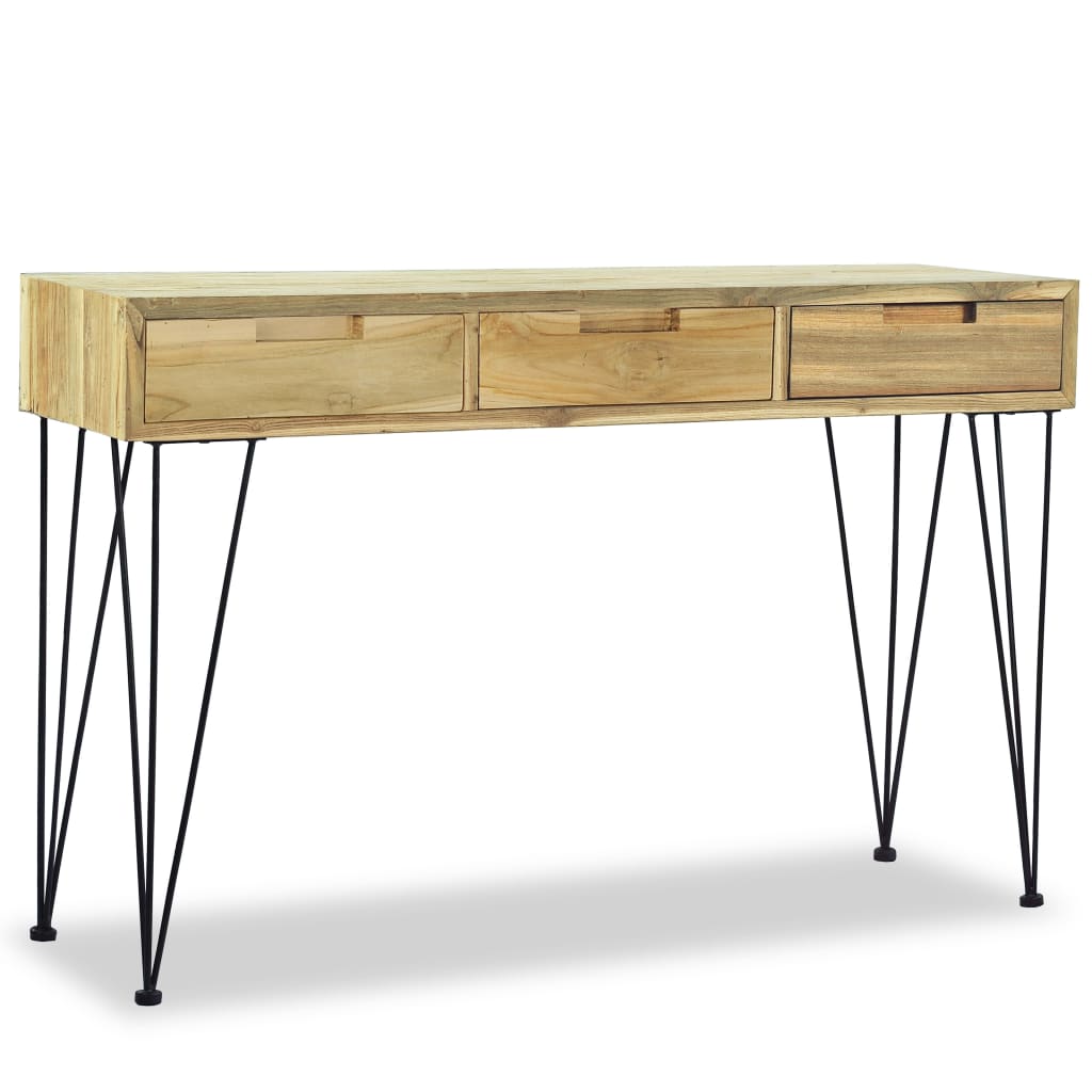 Console Table 120x35x76 cm Solid Teak