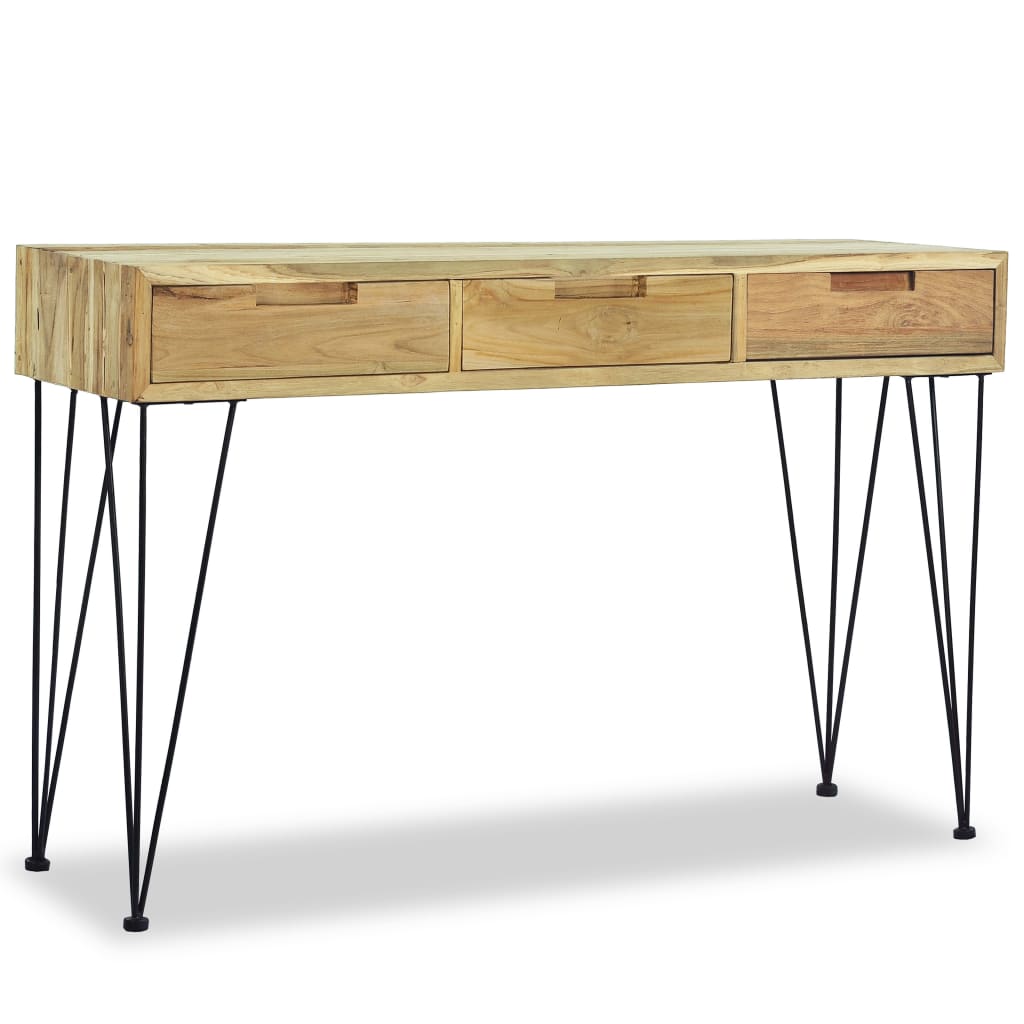 Console Table 120x35x76 cm Solid Teak