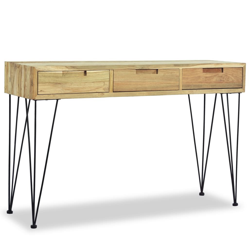 Console Table 120x35x76 cm Solid Teak