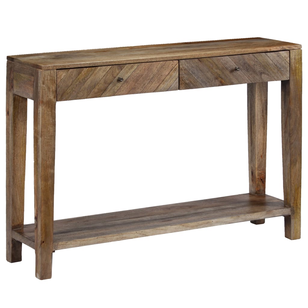 Console Table Solid Mango Wood 118x30x80 cm