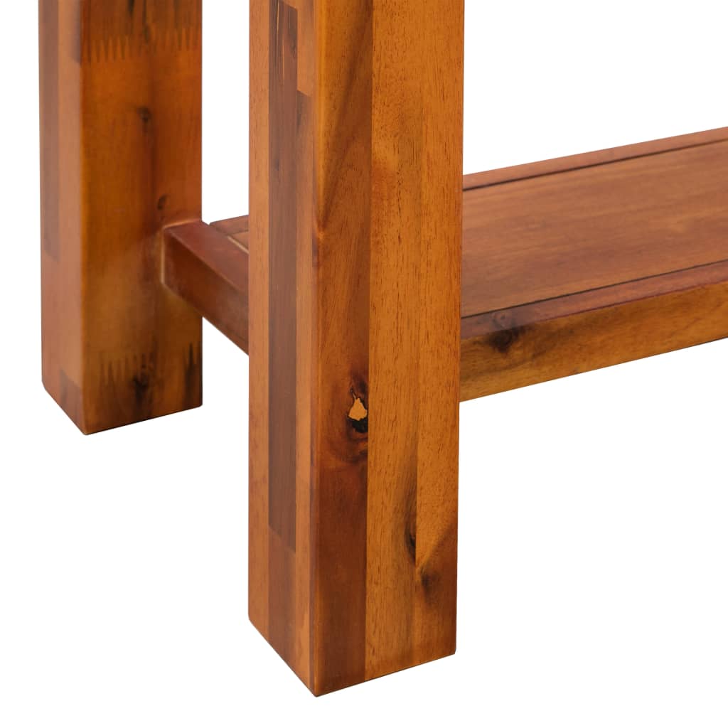 Console Table Solid Acacia Wood 86x30x75 cm