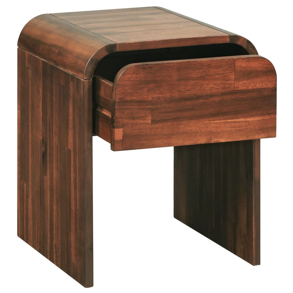 Nightstand 41.5x42x52 cm Solid Acacia Wood