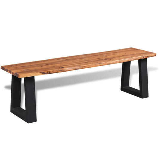 Bench Solid Acacia Wood 160 cm