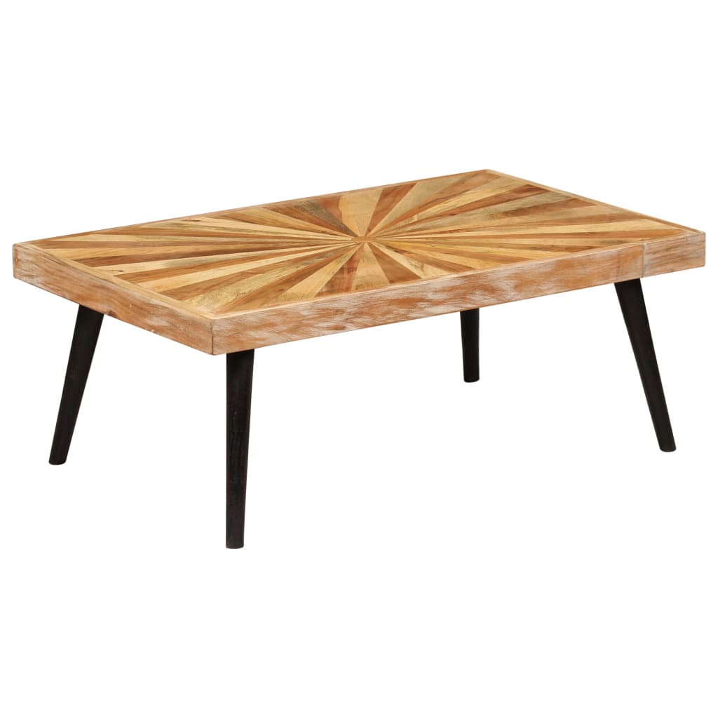 Coffee Table Solid Wood Mango 90x55x36 cm