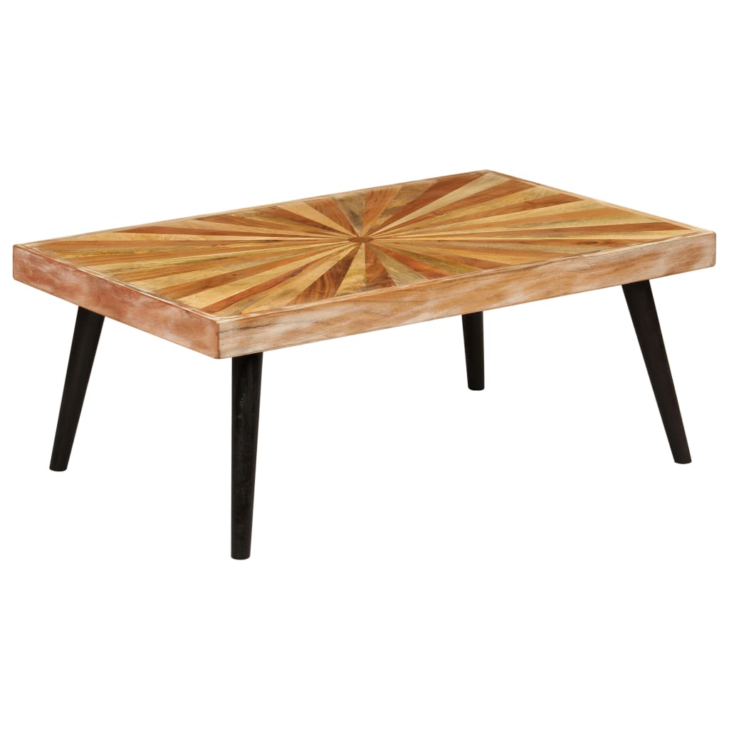 Coffee Table Solid Wood Mango 90x55x36 cm