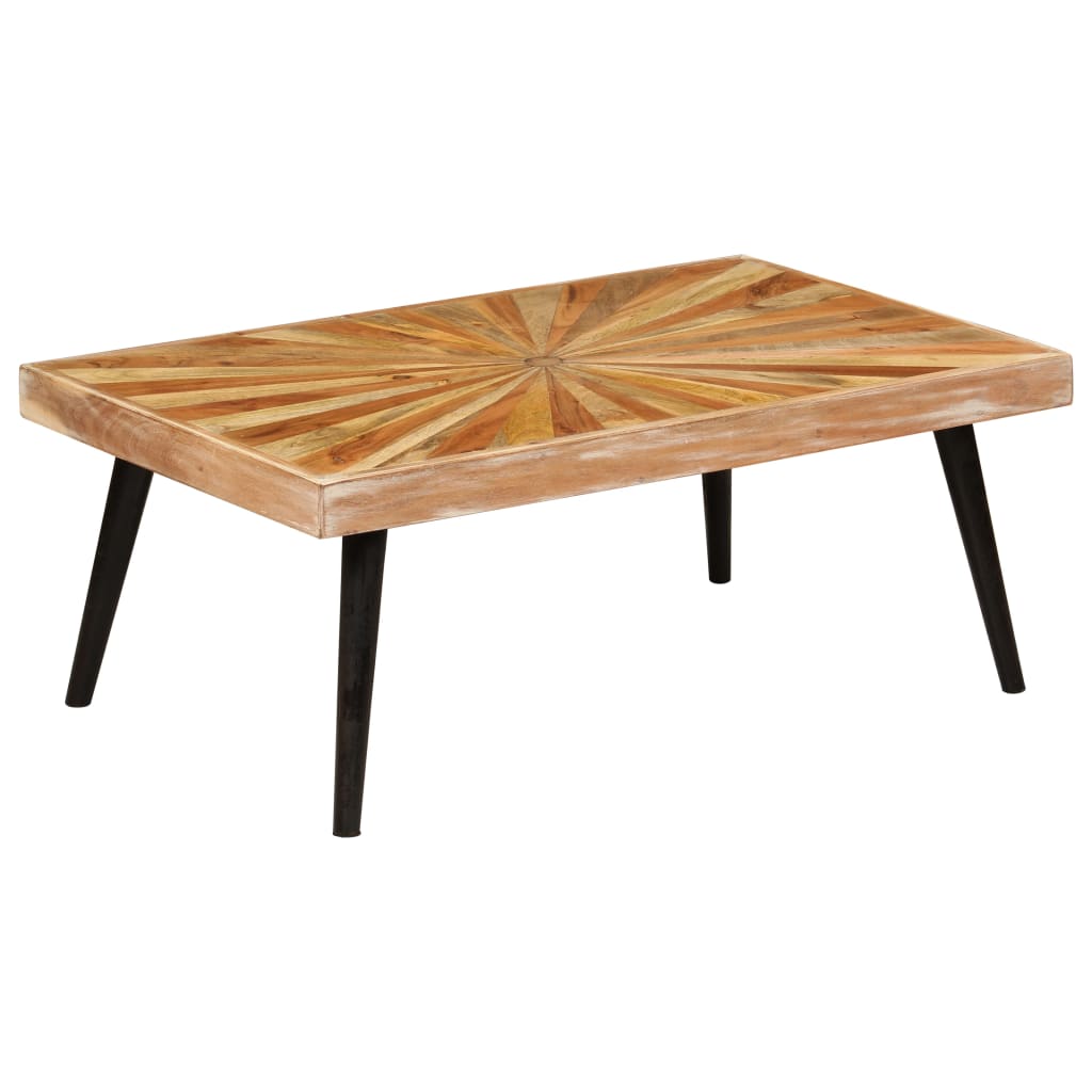 Coffee Table Solid Wood Mango 90x55x36 cm