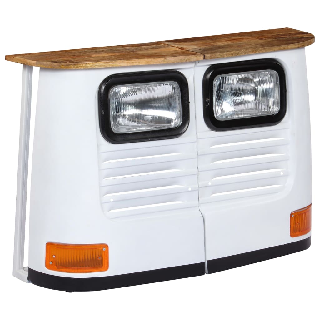 Truck Sideboard Solid Mango Wood White