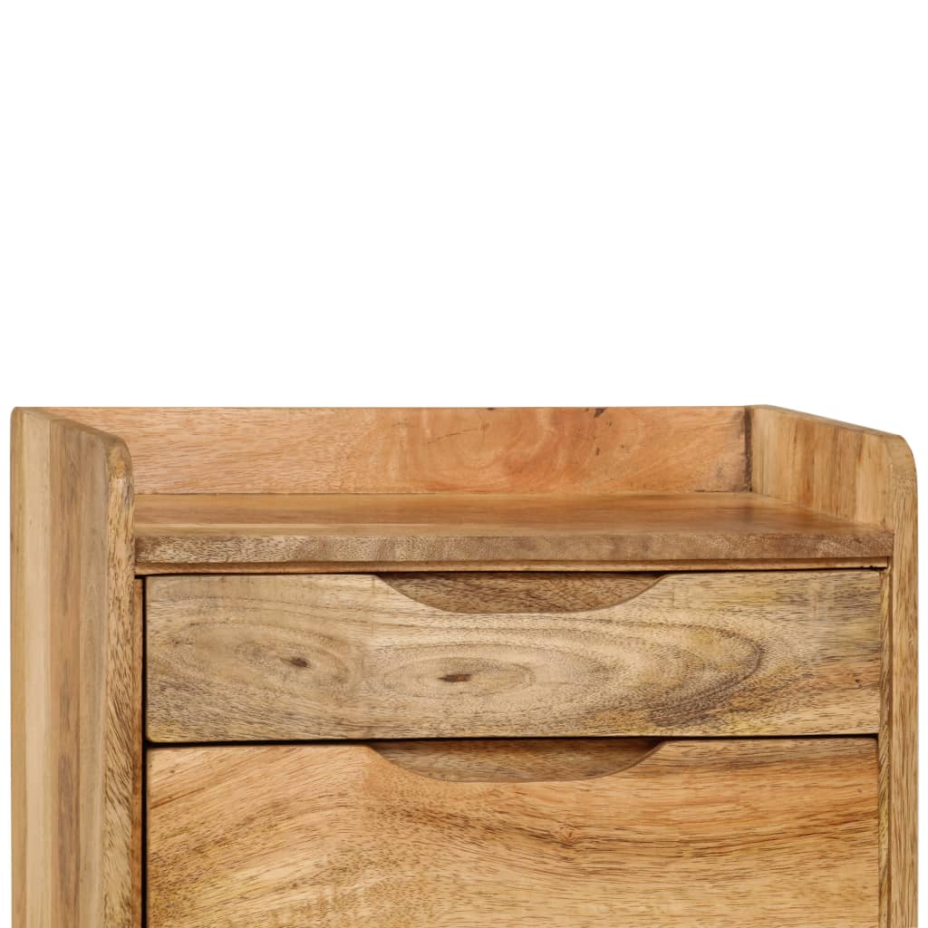 Bedside Cabinet Solid Mango Wood 40x30x59.5 cm