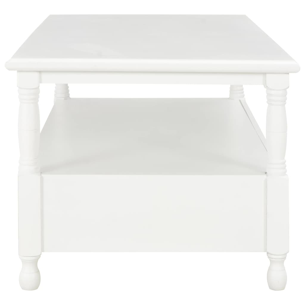 Coffee Table White 100x55x45 cm Wood