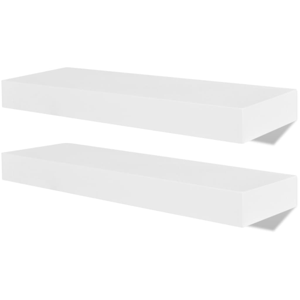 Wall Shelves 4 pcs White 40 cm