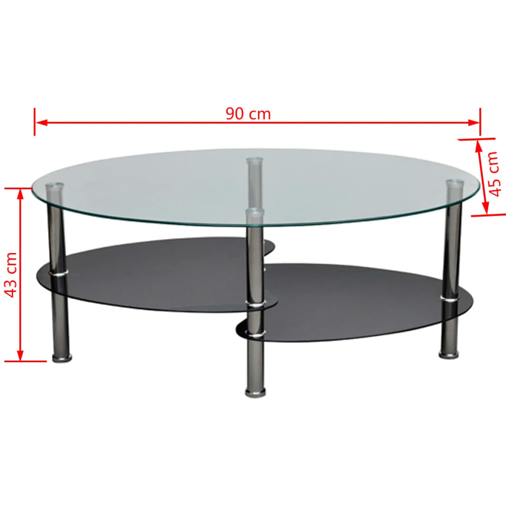 Coffee Table with Exclusive Design Black