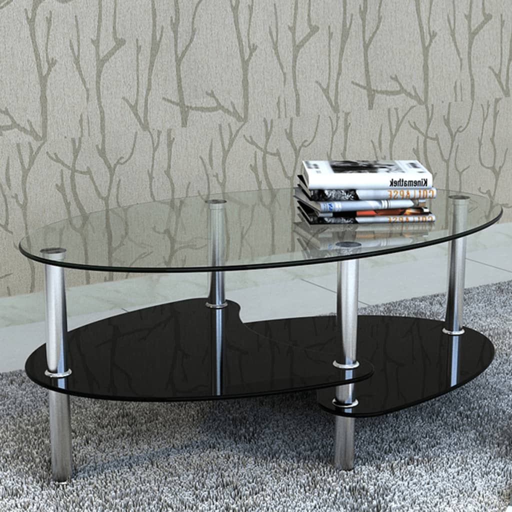 Coffee Table with Exclusive Design Black