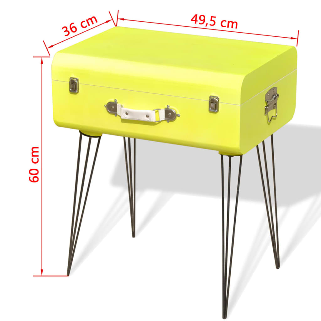 Side Cabinet 49.5x36x60 cm Yellow