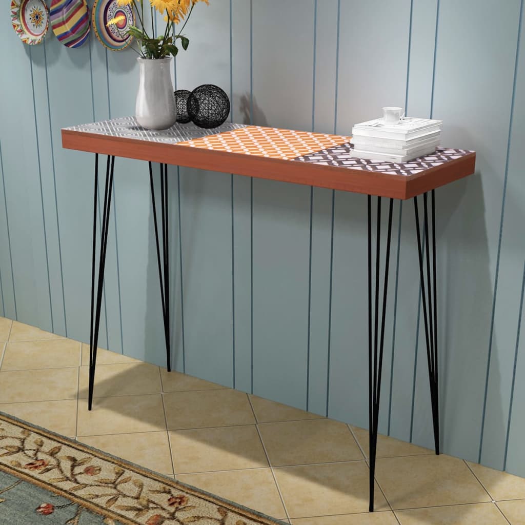 Console Table 90x30x71.5 cm Brown