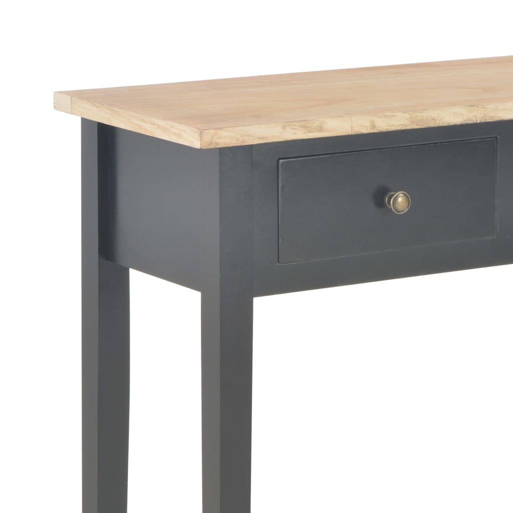 Dressing Console Table Black 79x30x74 cm Wood