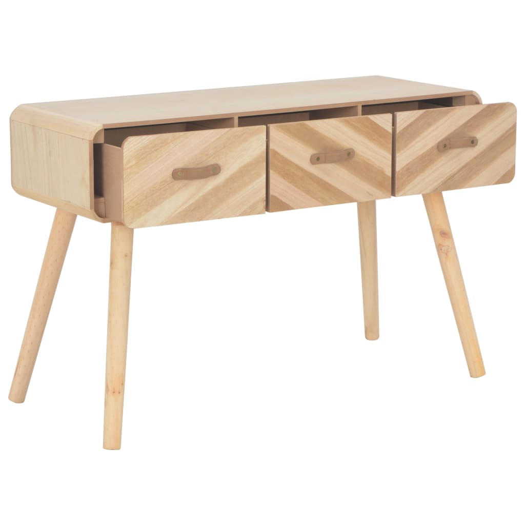 Console Table 100x35x68 cm Solid Wood