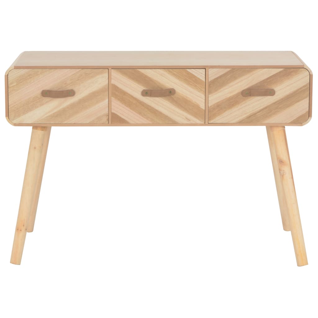 Console Table 100x35x68 cm Solid Wood