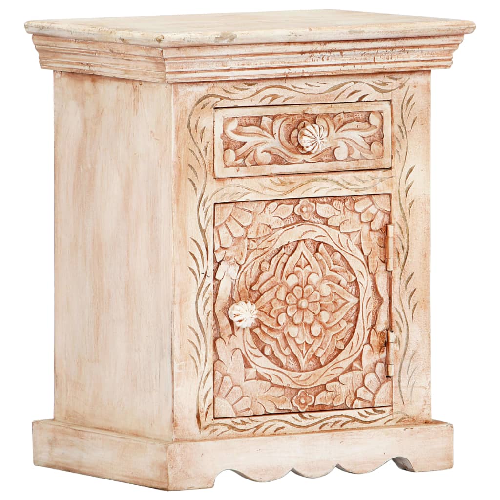 Bedside Cabinet 40x30x50 cm Solid Mango Wood