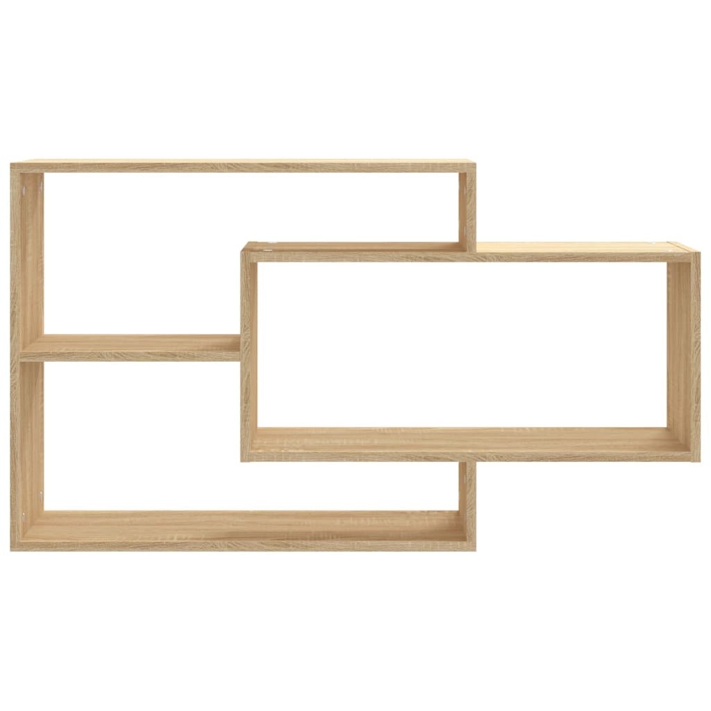 Wall Shelves Sonoma Oak 104x20x58.5 cm Engineered Wood