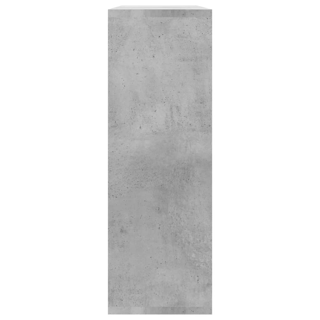 Wall Shelves Concrete Grey 104x20x58.5 cm Engineered Wood