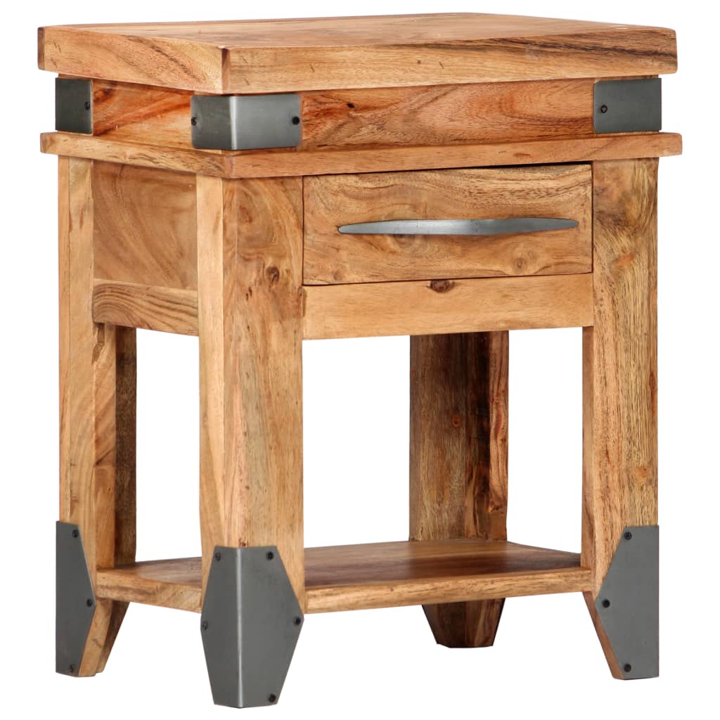 Bedside Cabinet 40x30x51 cm Solid Wood Acacia