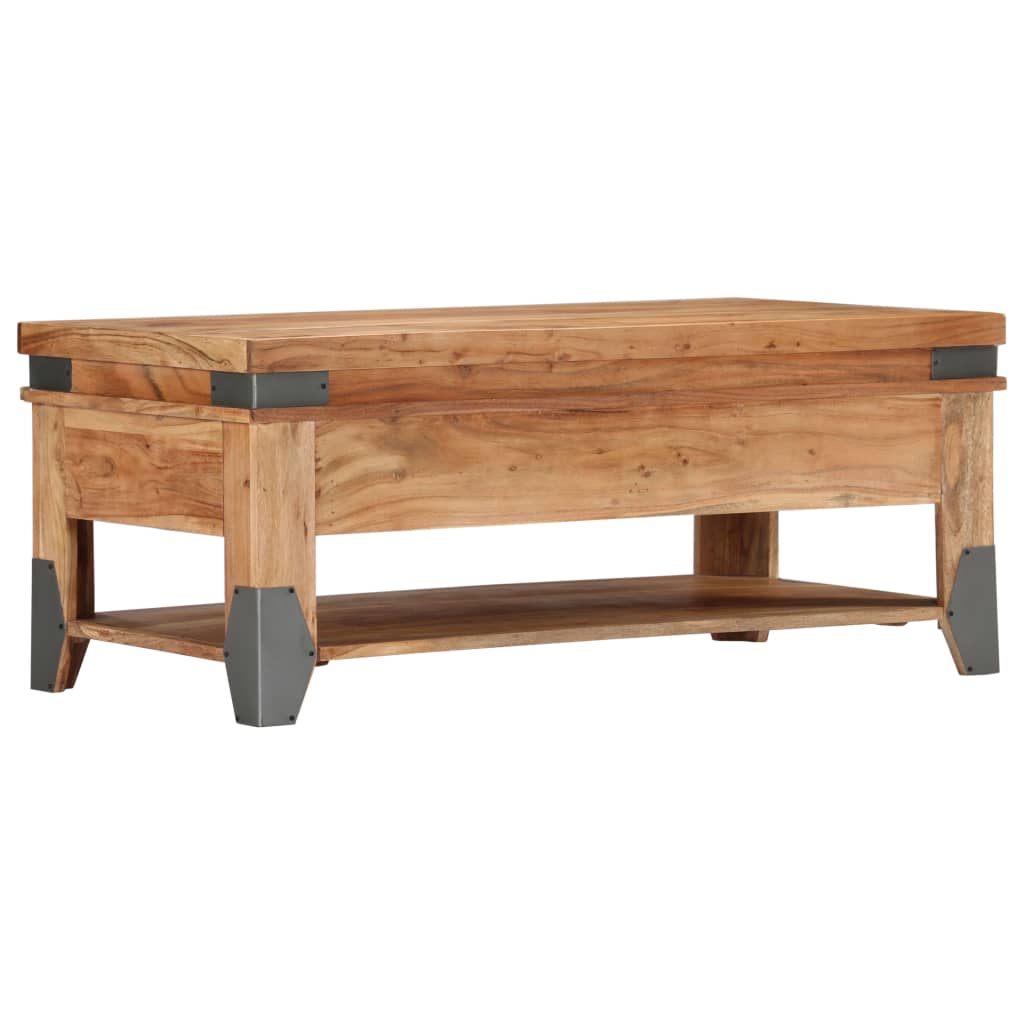 Coffee Table 110x52x45 cm Solid Wood Acacia