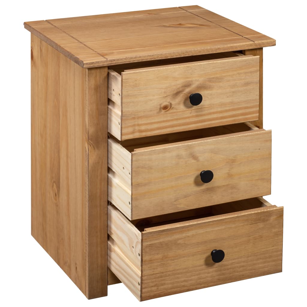 Bedside Cabinet 46x40x57 cm Pinewood Panama Range