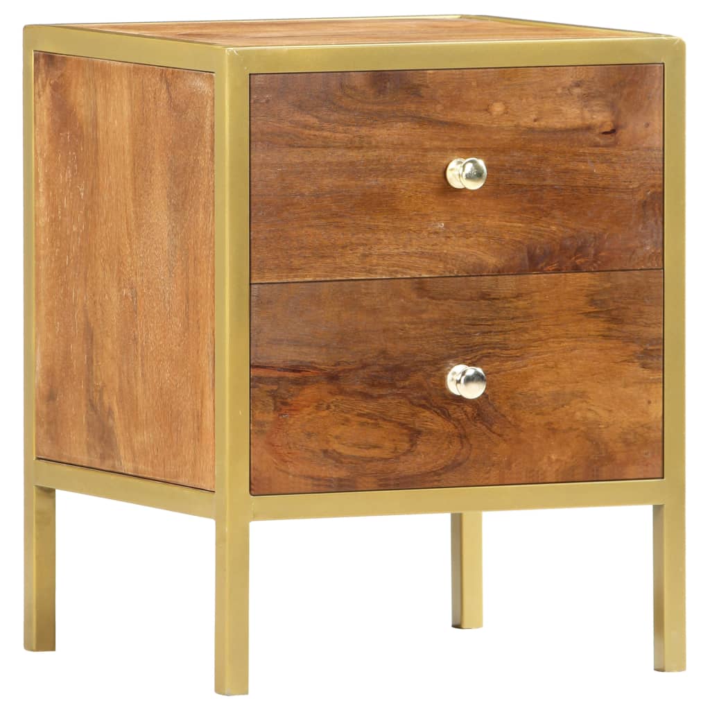 Bedside Cabinet 40x35x50 cm Solid Mango Wood