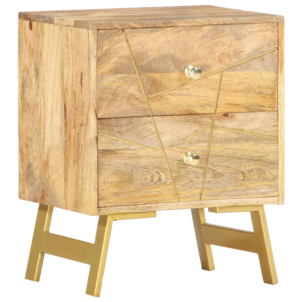 Bedside Cabinet 40x30x50 cm Solid Mango Wood