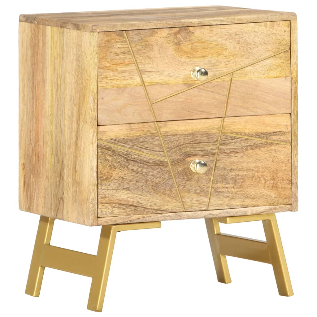 Bedside Cabinet 40x30x50 cm Solid Mango Wood