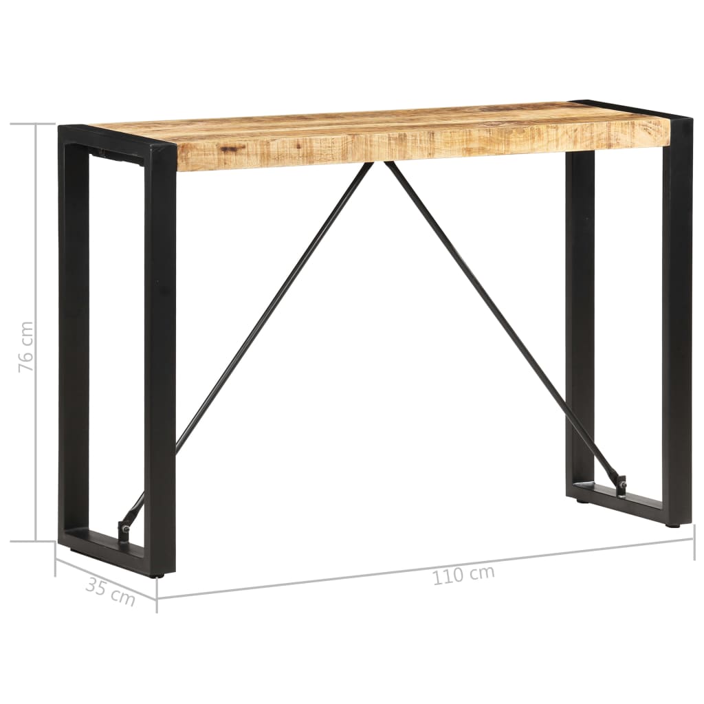 Console Table 110x35x76 cm Solid Mango Wood