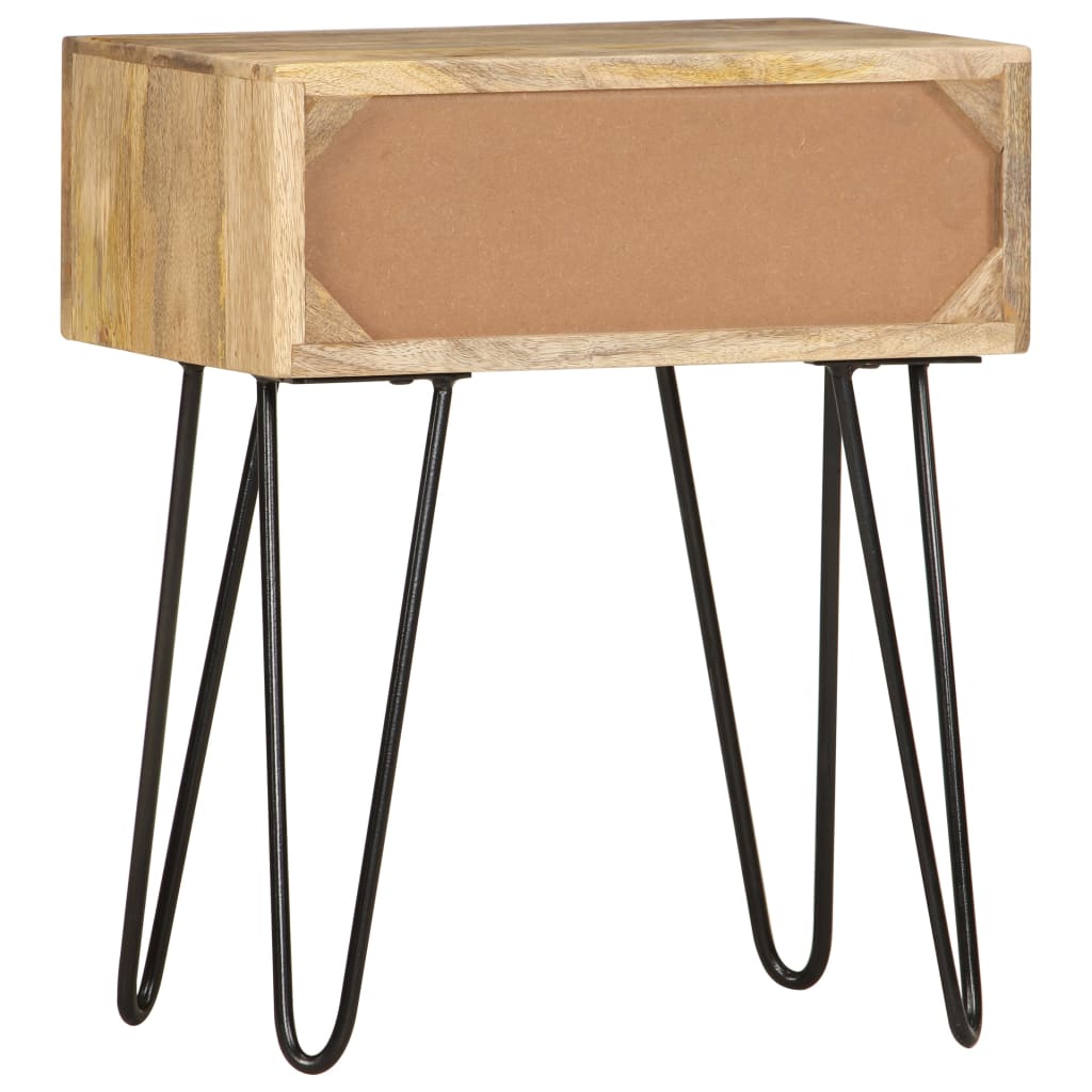 Bedside Cabinet 40x30x50 cm Solid Mango Wood