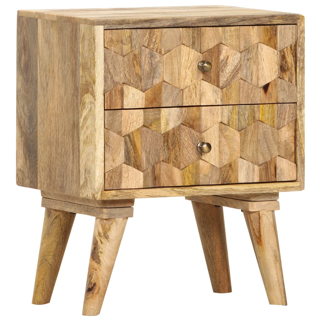 Bedside Cabinet 40x30x50 cm Solid Mango Wood