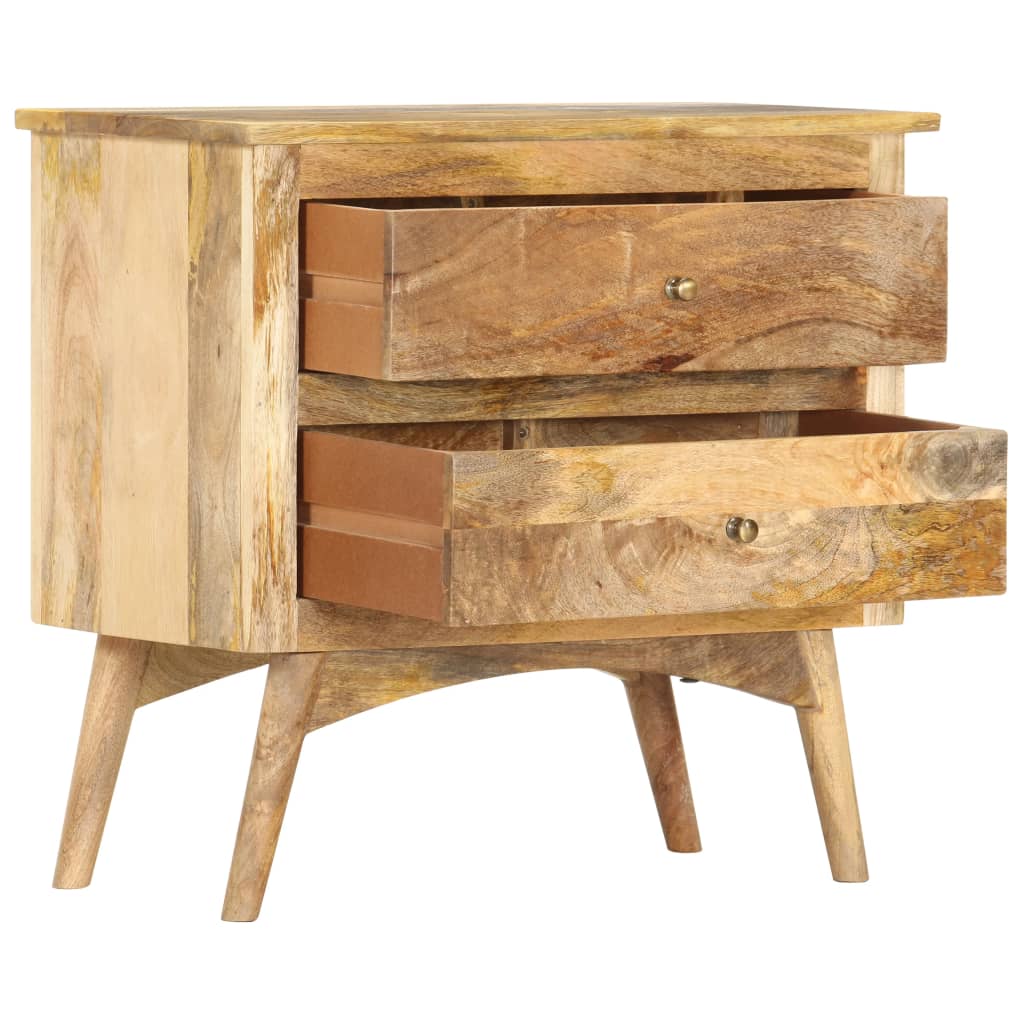 Bedside Cabinet 65x35x60 cm Solid Mango Wood