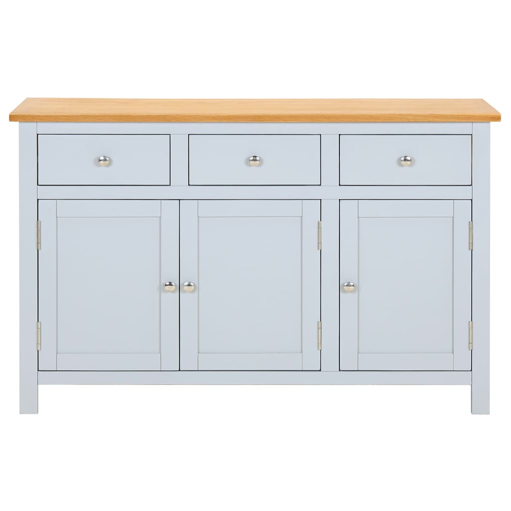 Sideboard 110x33.5x70 cm Solid Oak Wood