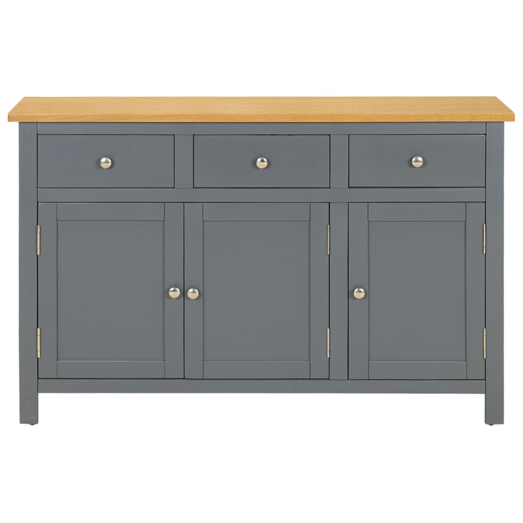 Sideboard 110x33.5x70 cm Solid Oak Wood