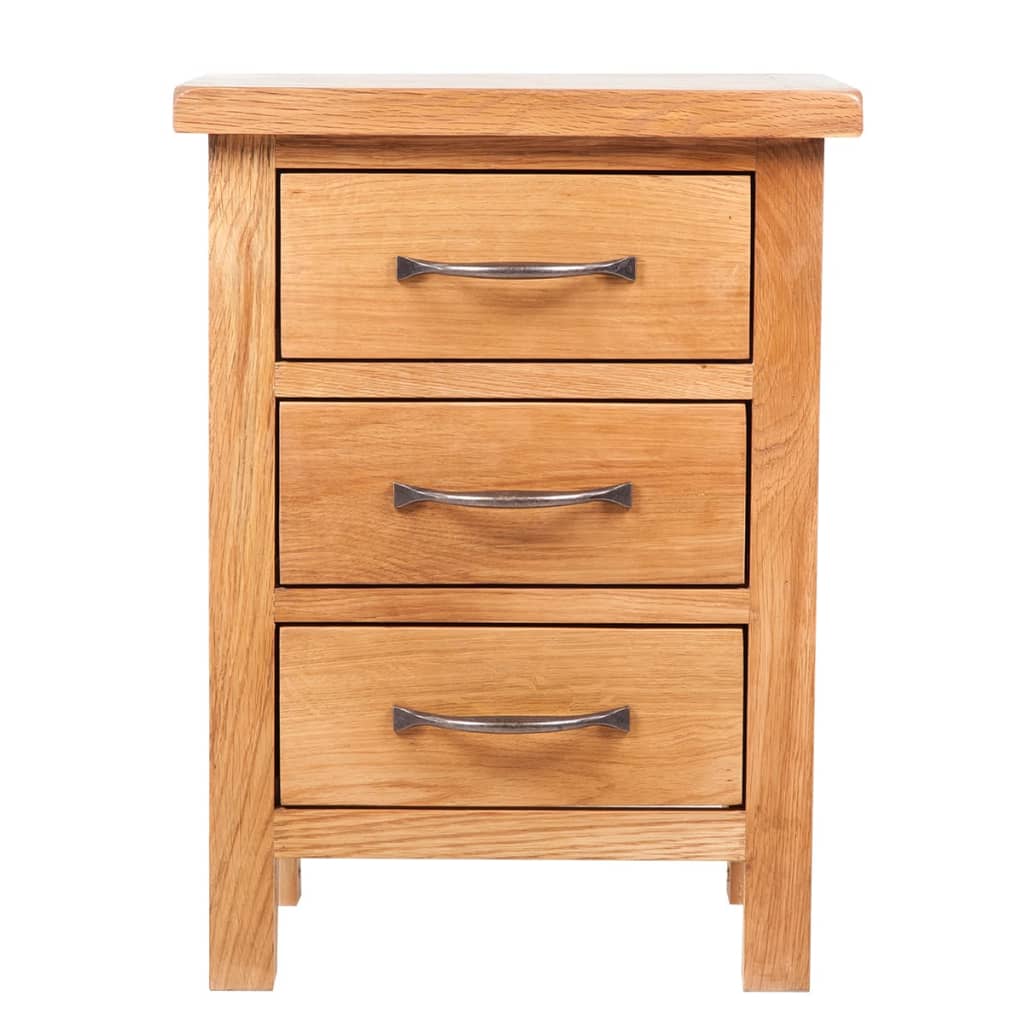 Nightstands 2 pcs 40x30x54 cm Solid Oak Wood