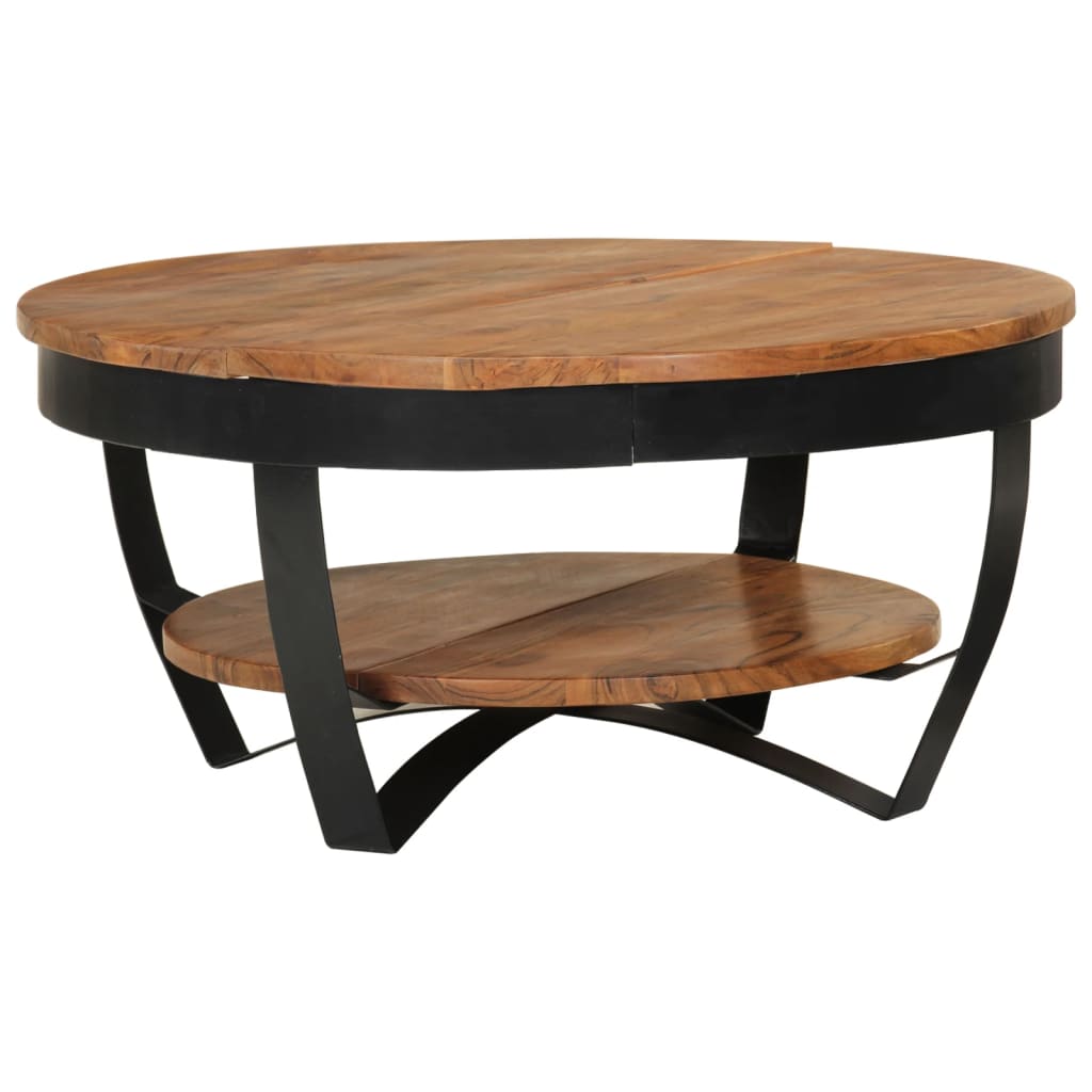 Coffee Table 65x65x32 cm Solid Acacia Wood