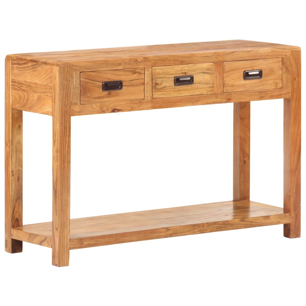 Console Table 110x40x76 cm Solid Acacia Wood Honey Finish