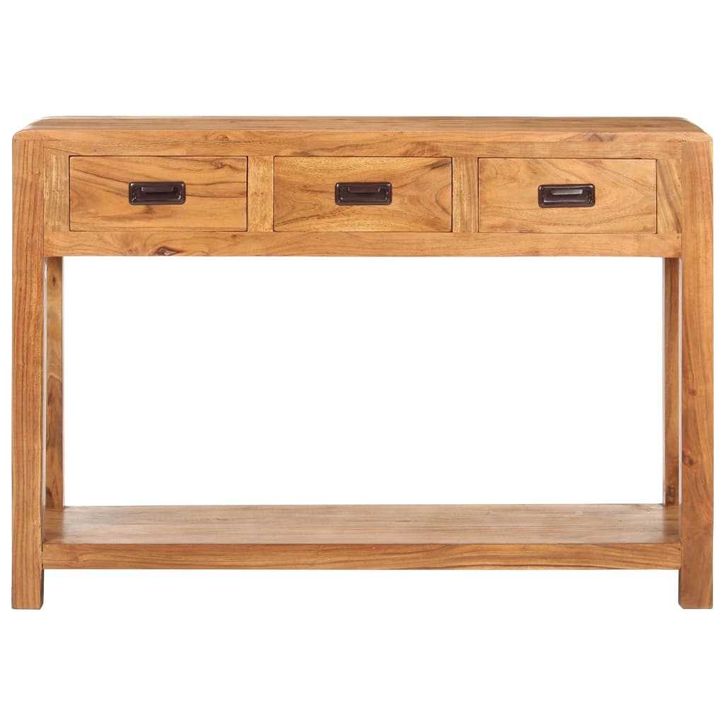 Console Table 110x40x76 cm Solid Acacia Wood Honey Finish