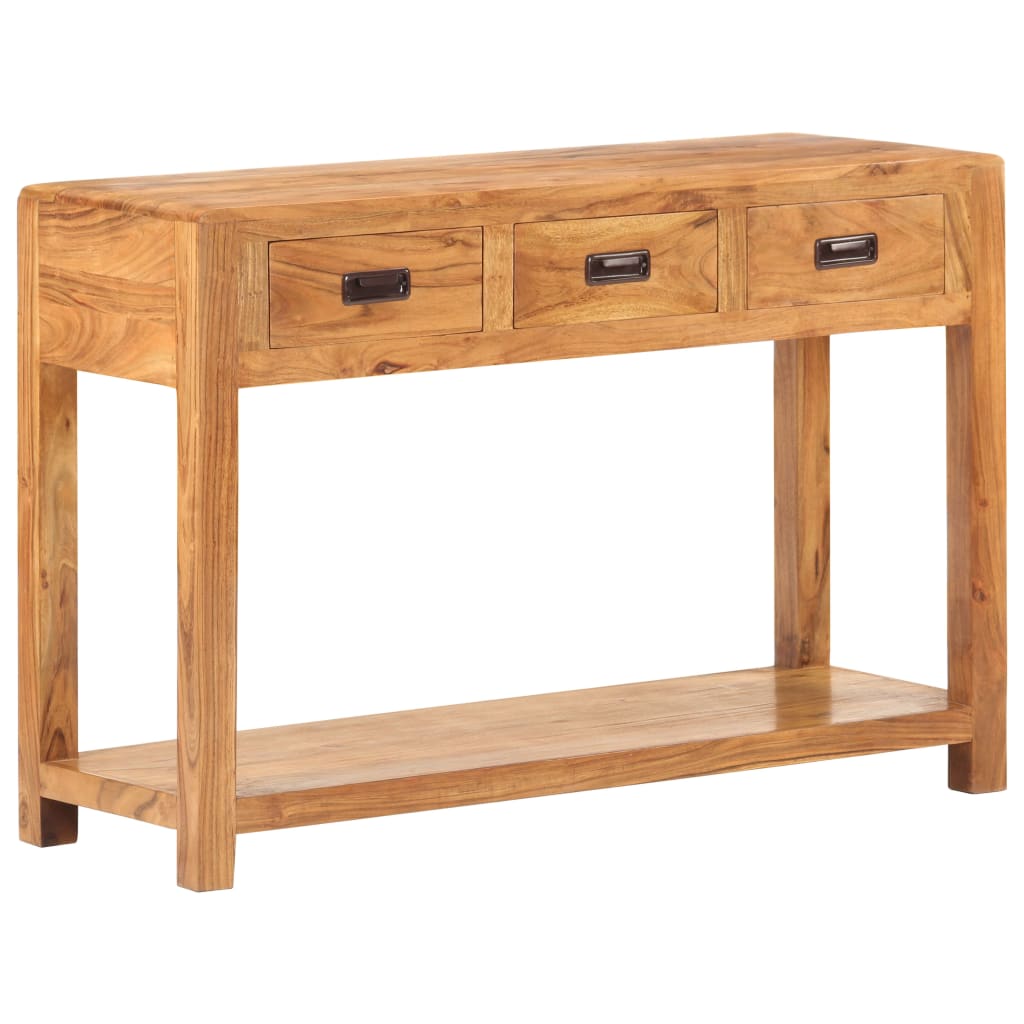 Console Table 110x40x76 cm Solid Acacia Wood Honey Finish