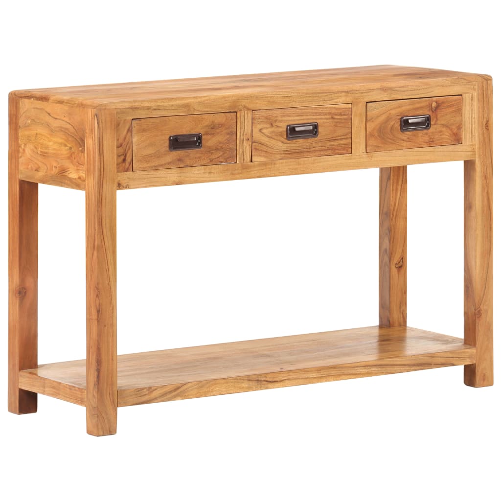 Console Table 110x40x76 cm Solid Acacia Wood Honey Finish