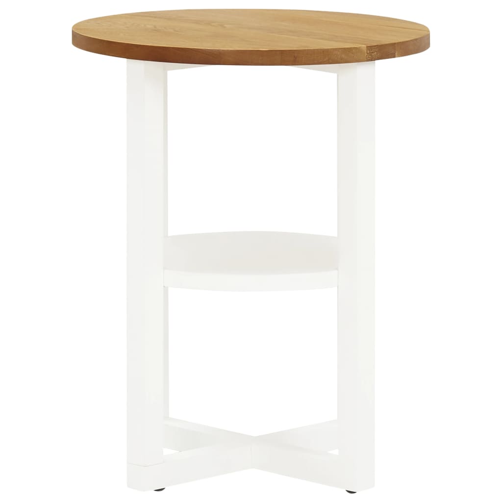 Lamp Table 40x50 cm Solid Oak Wood