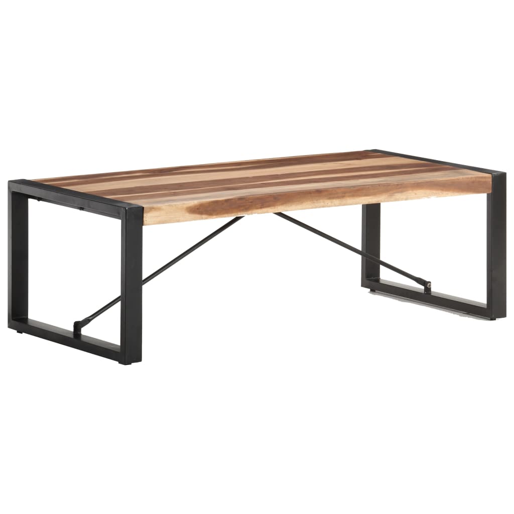 Coffee Table 120x60x40 cm Solid Wood with Sheesham Finish