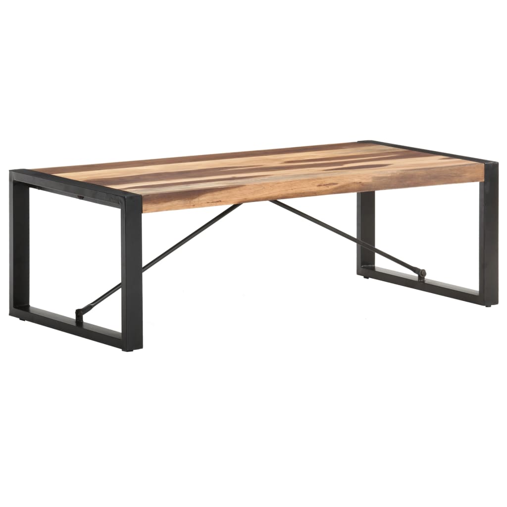 Coffee Table 120x60x40 cm Solid Wood with Sheesham Finish