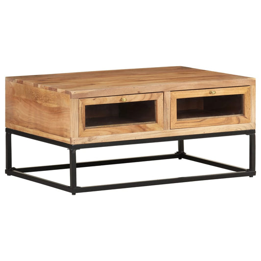 Coffee Table 90x60x40 cm Solid Acacia Wood