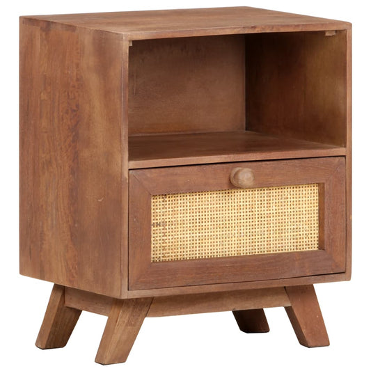 Bedside Cabinet 40x30x50 cm Solid Mango Wood